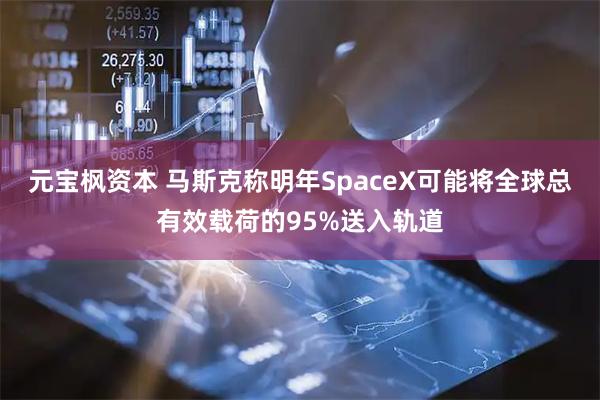 元宝枫资本 马斯克称明年SpaceX可能将全球总有效载荷的95%送入轨道
